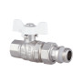 Кран кульовий "Американка" Thermo Alliance Forte 1/2" з антипротіканням прямий SF222W15