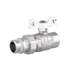 Кран кульовий "Американка" Thermo Alliance Forte 3/4" з антипротіканням прямий SF222W20
