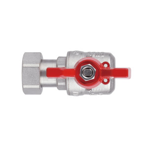 Кран кульовий з накидною гайкою SD Forte1/2" ВЗ для води кутовий SF224W15