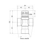 Смеситель термостатический Icma 1" №149