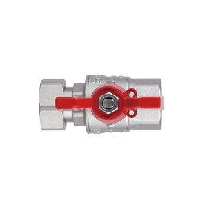 Кран кульовий з накидною гайкою Thermo Alliance Forte 3/4" ВР для води прямий SF260W20