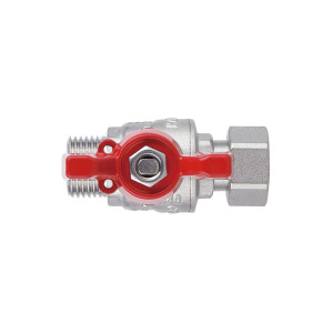 Кран кульовий з накидною гайкою Thermo Alliance Forte 1/2" ВЗ для води прямий SF261W15