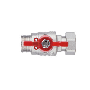Кран кульовий з накидною гайкою Thermo Alliance Forte 3/4" ВЗ для води прямий SF261W20