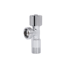 Кран кутовий Thermo Alliance Standart (ручка шестигранник) з вент.буксою 1/2"З х 3/4"З SF3441520