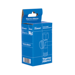 Кран кутовий Thermo Alliance Standart (ручка шестигранник) з вент.буксою 1/2"З х 3/4"З SF3441520