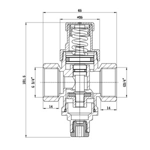Редуктор Thermo Alliance Standart 3/4" SF241W20