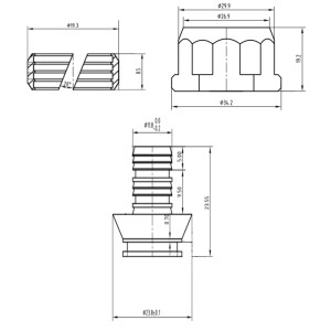 Євроконус Thermo Alliance Forte 16х2 мм, 3/4" SFE00616