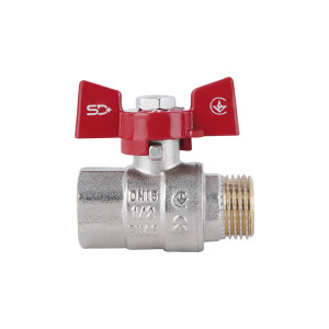Кран кульовий Thermo Alliance Standart 1/2" ВЗ для води (метелик) SD607NW15PN40
