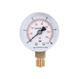 Манометр Thermo Alliance Standart 10 бар 1/4", нижнє підмикання SD17010B