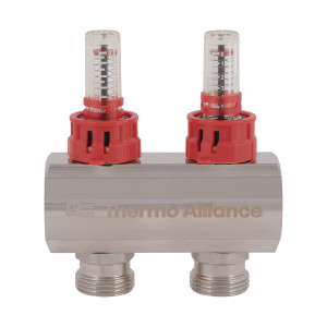 Колектор з витратомірами Thermo Alliance Standart 1" на 2 виходи