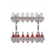 Колектор з витратомірами Thermo Alliance Standart 1" 7 виходів SD235W7