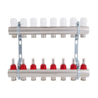 Колектор з витратомірами Thermo Alliance Standart 1" 8 виходів SD235W8