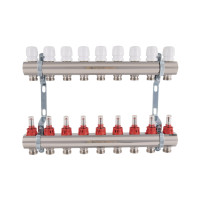 Колектор з витратомірами Thermo Alliance Standart 1" 9 виходів SD235W9