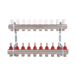 Колектор з витратомірами Thermo Alliance Standart 1" 10 виходів SD235W10