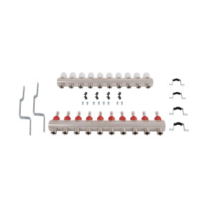 Колектор з витратомірами Thermo Alliance Standart 1" 10 виходів SD235W10