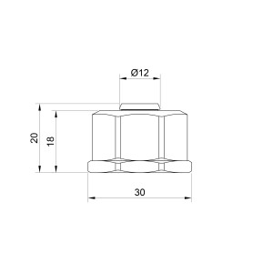 Євроконус Thermo Alliance Standart 3/4''В 16 х 2,0 мм SD346