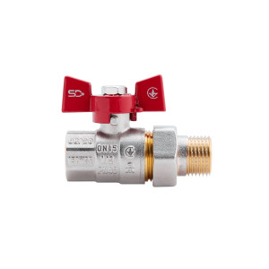 Кран кульовий "Американка" Thermo Alliance Standart 1/2" ВЗ прямий SD220NW15PN40