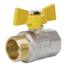 Кран кульовий Thermo Alliance Standart 1" ВЗ для газу (метелик) SD607NG25PN40