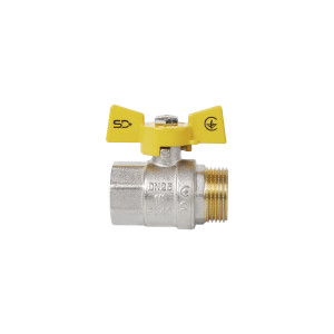Кран кульовий Thermo Alliance Standart 1" ВЗ для газу (метелик) SD607NG25PN40