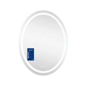 Дзеркало Qtap Mideya (DC-F801) 600х800 з LED-підсвічуванням Touch, з антизапотіванням, димером QT2078F801W
