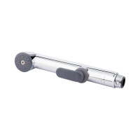 Лійка для гігієнічного душу Qtap Rucni округла QTCRMA021 Chrome/Grey