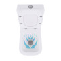 Унітаз-компакт Qtap Crow безобідковий з сідінням Soft-close QT05222170W