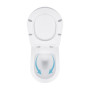 Унітаз підвісний Qtap Jay безобідковий з сідінням Soft-close QT07335176W