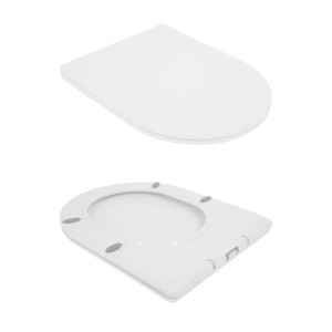 Унітаз підвісний Qtap Jay безобідковий з сідінням Soft-close QT07335176W