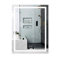 Дзеркало Qtap Mideya (DC-F937) 600х800 з LED-підсвічуванням Touch, з антизапотіванням, димером QT2078F937W