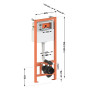 Инсталляция для унитаза Qtap Nest QT0133M425