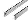 Душові двері в нішу Qtap Taurus CRM201-11.C6 97-108x200 см, скло Clear 6 мм, покриття CalcLess