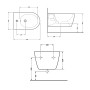 Біде підвісне Qtap Swan 520х360х320 White QT16555378W
