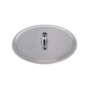 Лійка для верхнього душу Лейки Lidz Лейка 130 300 мм округла LDNIA130NKS32451 Chrome