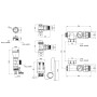 Смесительная группа Thermo Alliance Standart 1'' без байпаса SF006W25