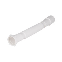 Гнучка труба Lidz (WHI) 60 01 G002 00 з накидною гайкою 1 1/2" довжина 600 мм