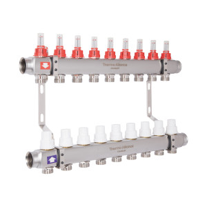 Колектор з витратомірами Thermo Alliance Standart 1" 9 виходів SD0049