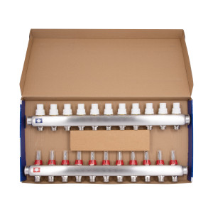 Колектор з витратомірами Thermo Alliance Standart 1" 11 виходів SD00411