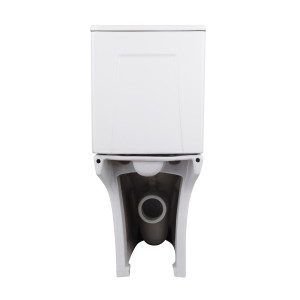 Унітаз-компакт Qtap Presto безобідковий з сідінням Soft-close QT24221217AW