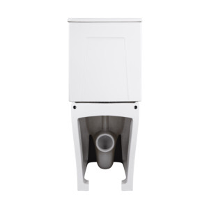Унітаз-компакт Qtap Nando безобідковий з сидінням Soft-close QT12221222AW