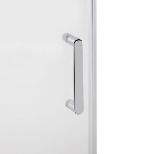 Душові двері в нішу Qtap Taurus CRM201-11.C6 110-120x200 см, скло Clear 6 мм, покриття CalcLess