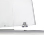 Душові двері в нішу Qtap Taurus CRM2012-13.C6 120-130x200 см, скло Clear 6 мм, покриття CalcLess