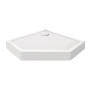 Душовий піддон Qtap Diamond 301112 100x100x12 см + сифон