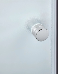 Душова кабіна Lidz Latwa SC90x90.SAT.HIGH.FR, скло Frost 4 мм без піддона