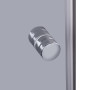 Душова кабіна Lidz Latwa SC90x90.SAT.HIGH.GR, скло тоноване 4 мм без піддона