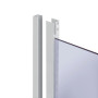 Душова кабіна Lidz Latwa SC90x90.SAT.MID.GR, скло тоноване 4 мм без піддона