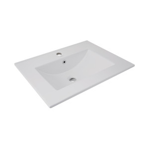 Раковина Qtap Albatross 620х460х180 White без донного клапану QT01113060CW1