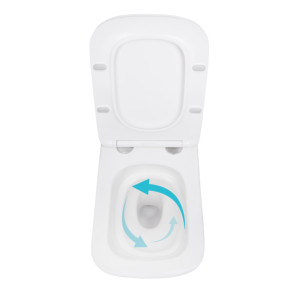 Унітаз підвісний Qtap Tern із сидінням Soft-close QT17332303ASW