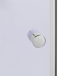 Душова кабіна Latwa SC80x80.SAT.HIGH.GR полукругла, скло тон. 4 мм + Душовий піддон KAPIELKA ST80x80x41, з панеллю Lidz