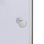 Душова кабіна Latwa SC90x90.SAT.HIGH.GR полукругла, скло тон 4 мм + Душовий піддон KAPIELKA ST90x90x41, з панеллю Lidz