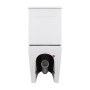 Унітаз-компакт Qtap Scorpio безободковий Ultra Quiet з сидінням Soft-close QT14226088AW